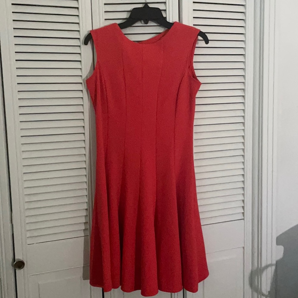 Danny and Nicole Red Fit and Flare Dress